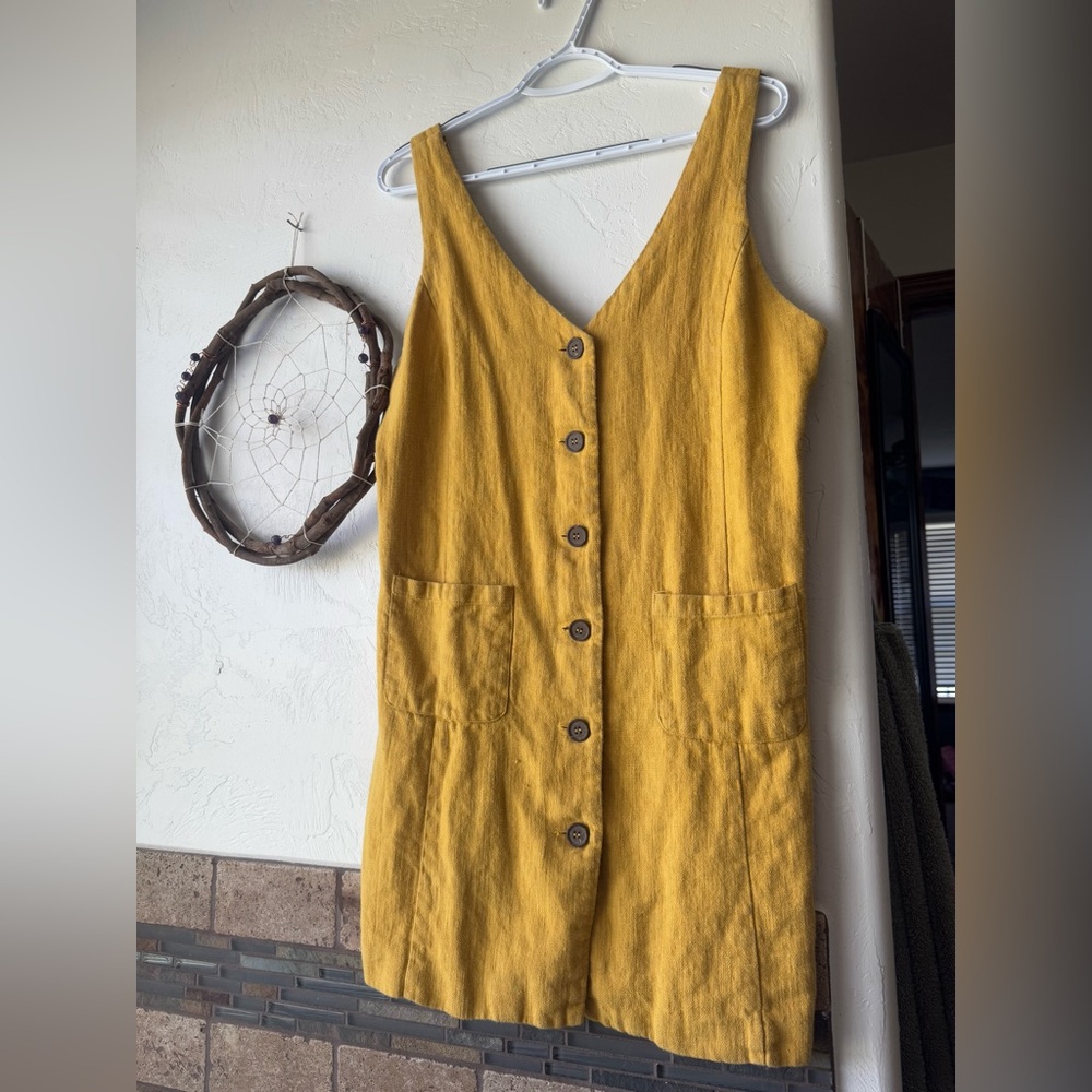 100% Linen dress | Natural fiber dress | Spring Dress